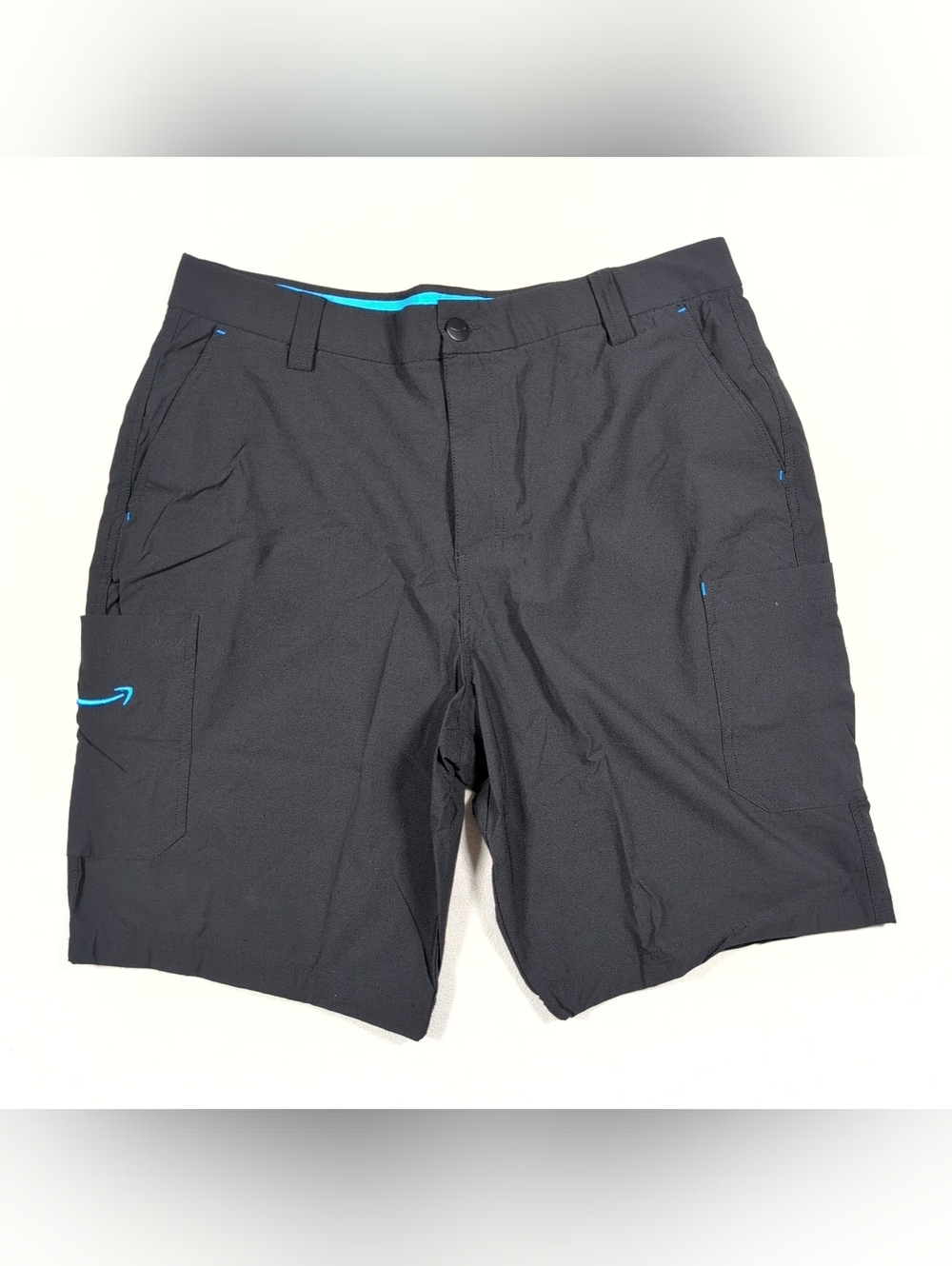 Amazon Shorts Mens XL 37-40 Black Luly Yang Cargo Pocket Driver Delivery